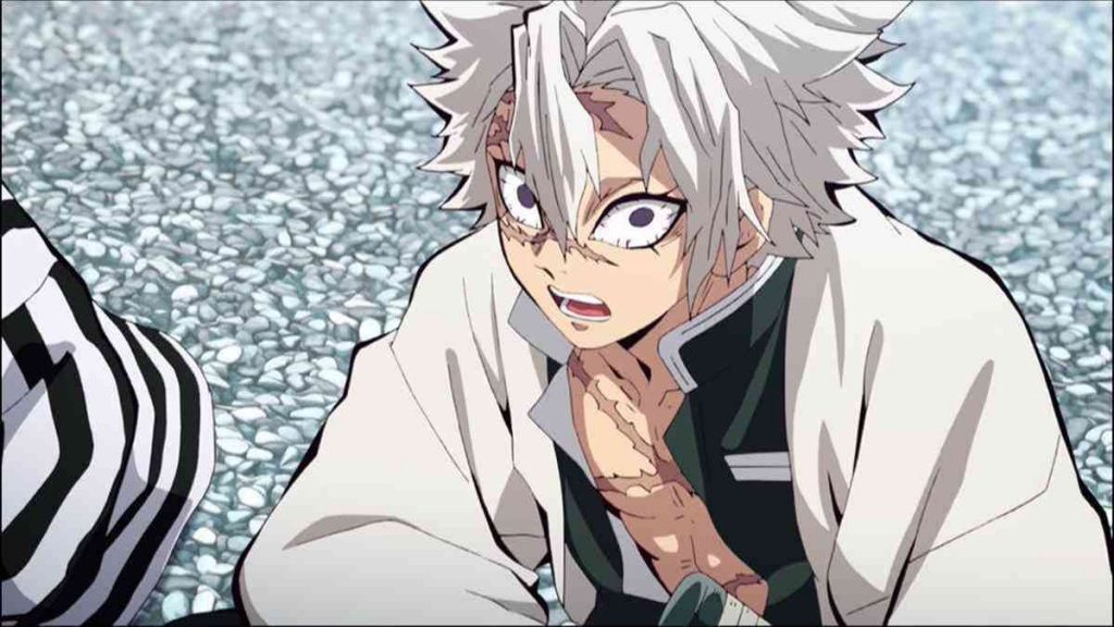 ひざまづく不死川実弥