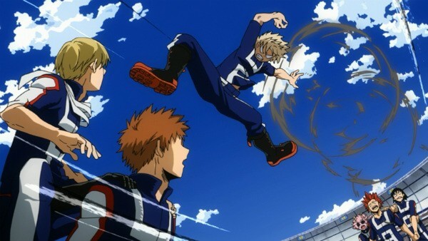 騎馬戦の際に爆豪